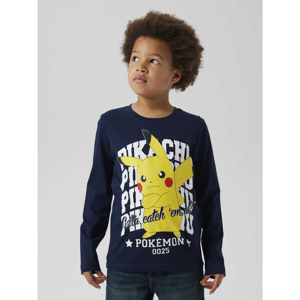 Name It Navy Blazer Nkmast Pokemon Ls Nreg Top Box Noos Sky