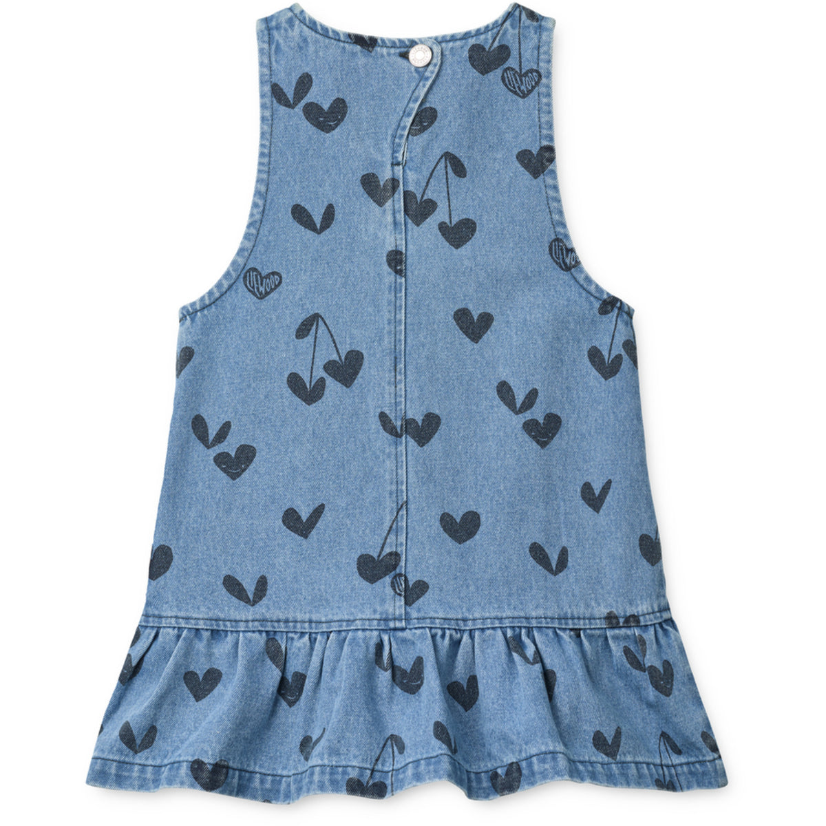LIEWOOD Sweethearts / Denim Angelica Printed Denim Flæse Kjole