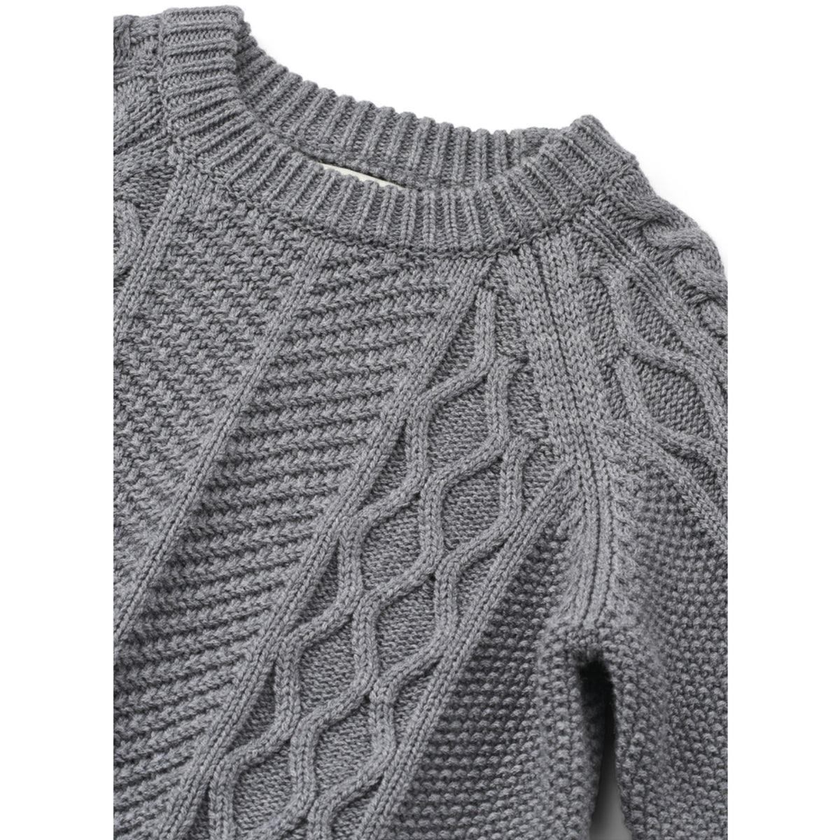 LIEWOOD Grey Melange Ari Bomuld Strik Jumper