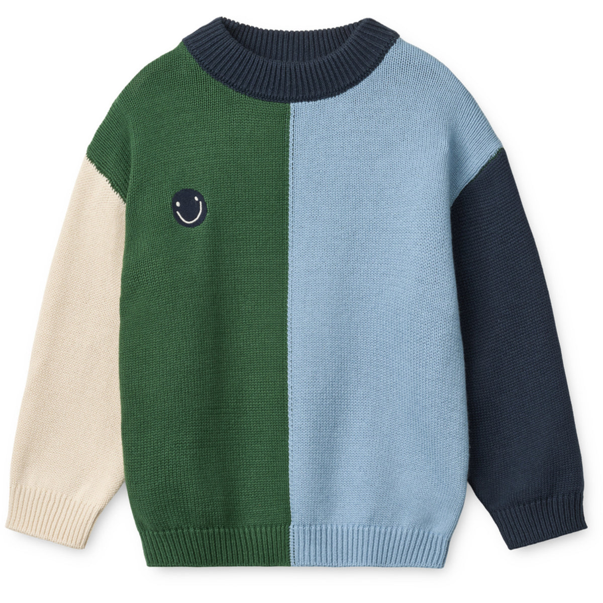 LIEWOOD Beach Blue Multi Mix Orlane Strik Jumper