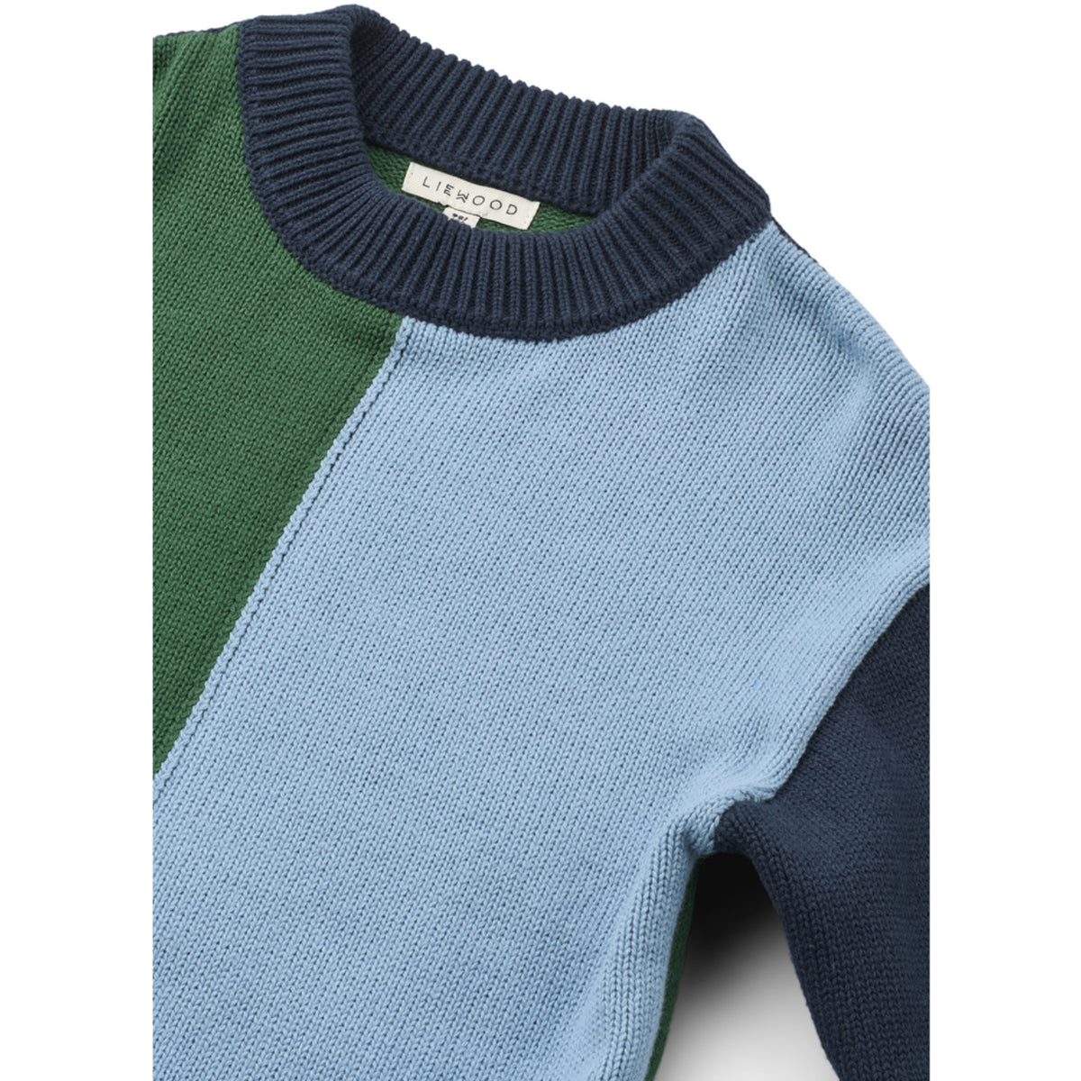 LIEWOOD Beach Blue Multi Mix Orlane Strik Jumper