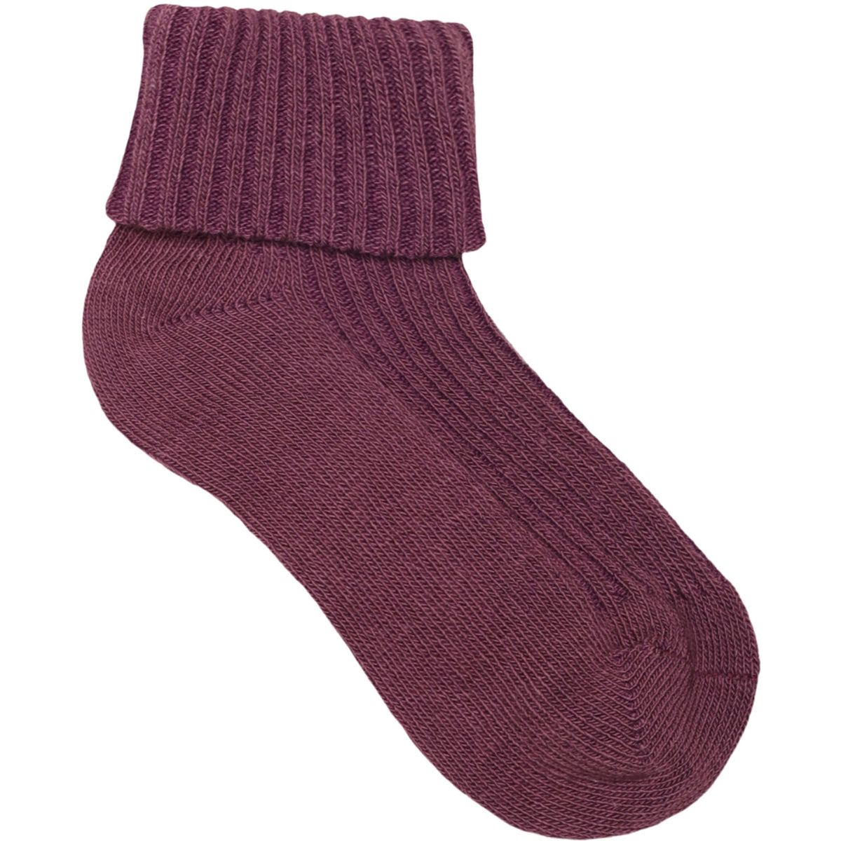 Minymo Elderberry Baby 2X2 Rib Strømpe (3-Pack)