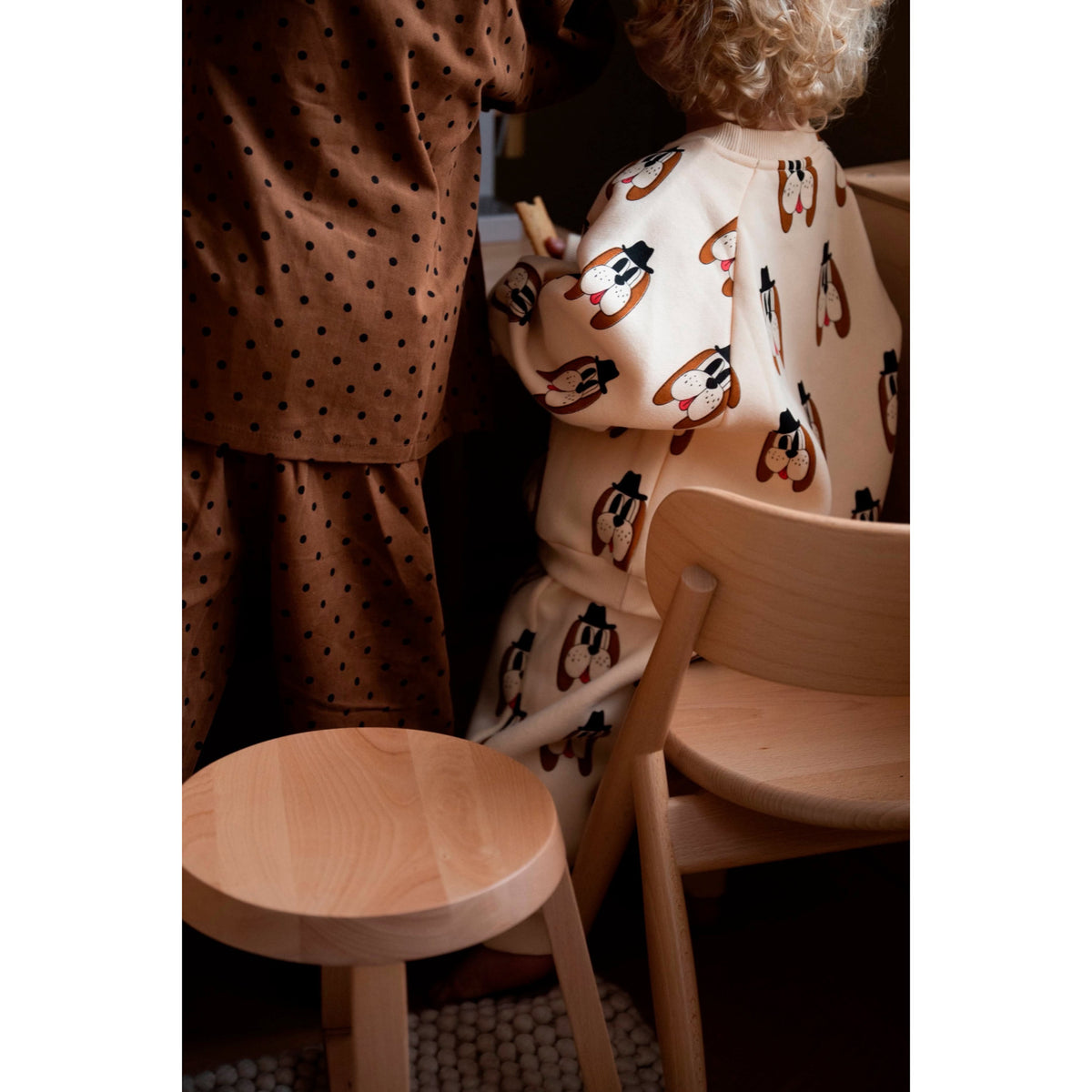 Curve Lab Beech Monarchy Rocking Stool