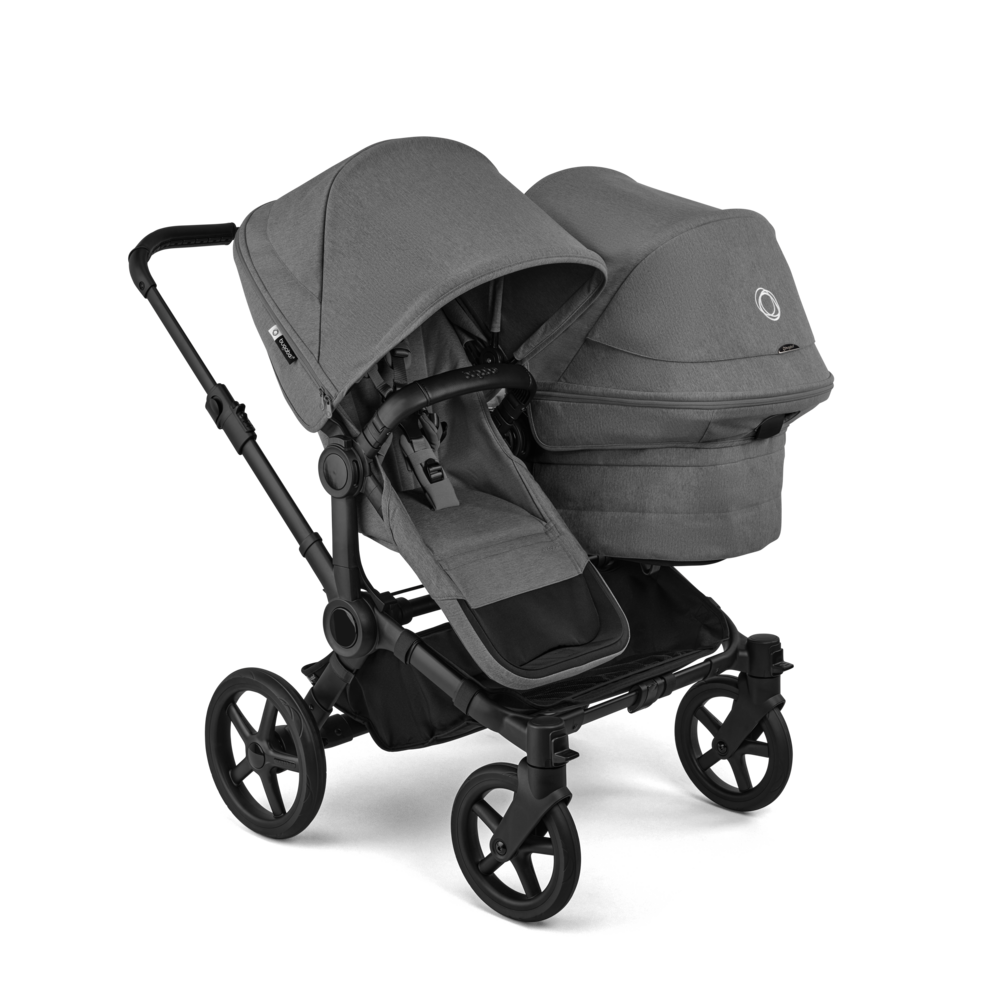 Bugaboo Donkey 6 Søskendevogn Moon Grey Bundle