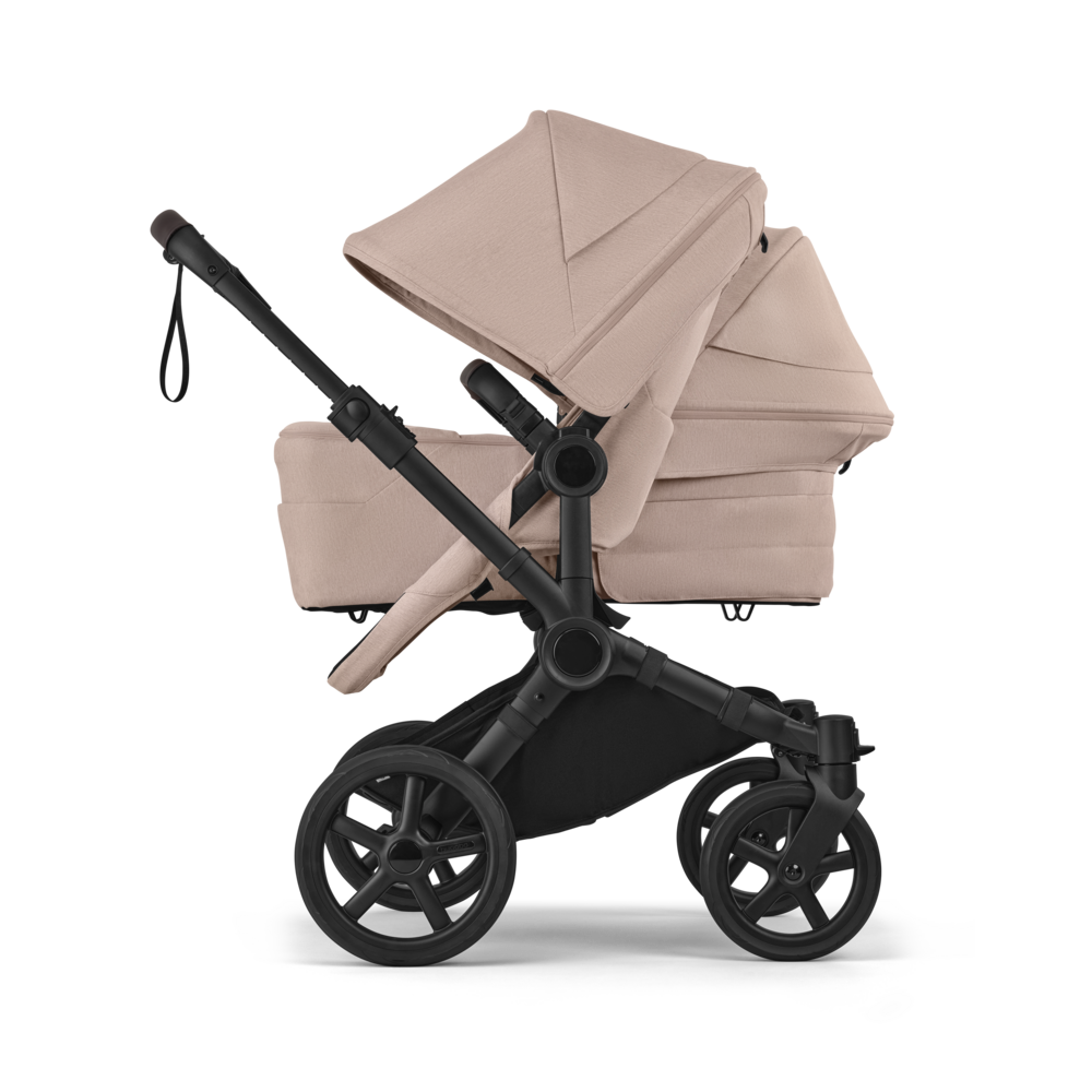 Bugaboo Donkey 6 Søskendevogn Desert Taupe Melange Bundle
