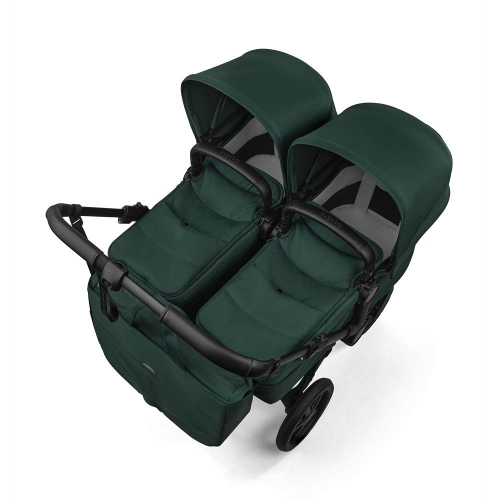 Bugaboo Donkey 6 Tvillingevogn Fern Green Bundle