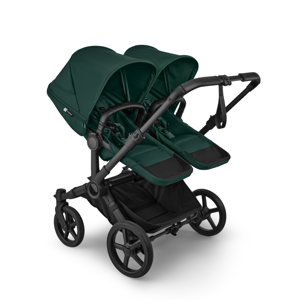 Bugaboo Donkey 6 Tvillingevogn Fern Green Bundle