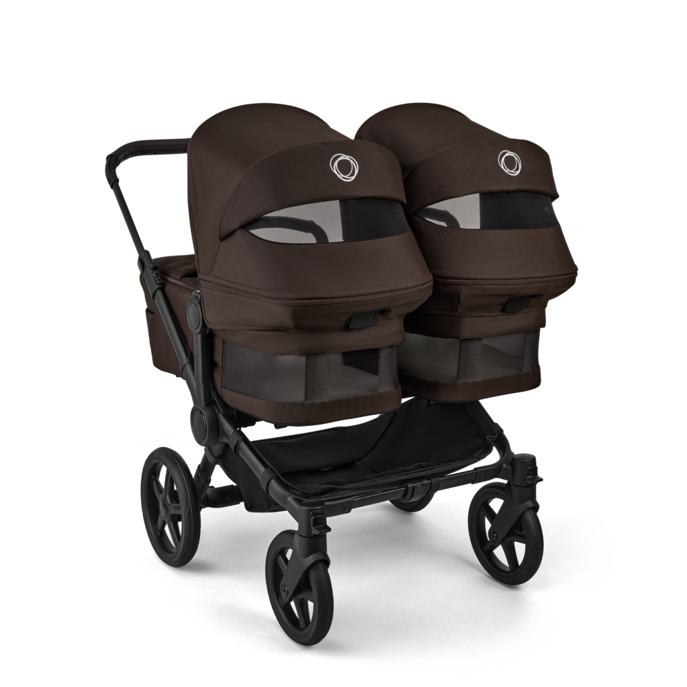 Bugaboo Donkey 6 Tvillingevogn Cocoa Brown Bundle