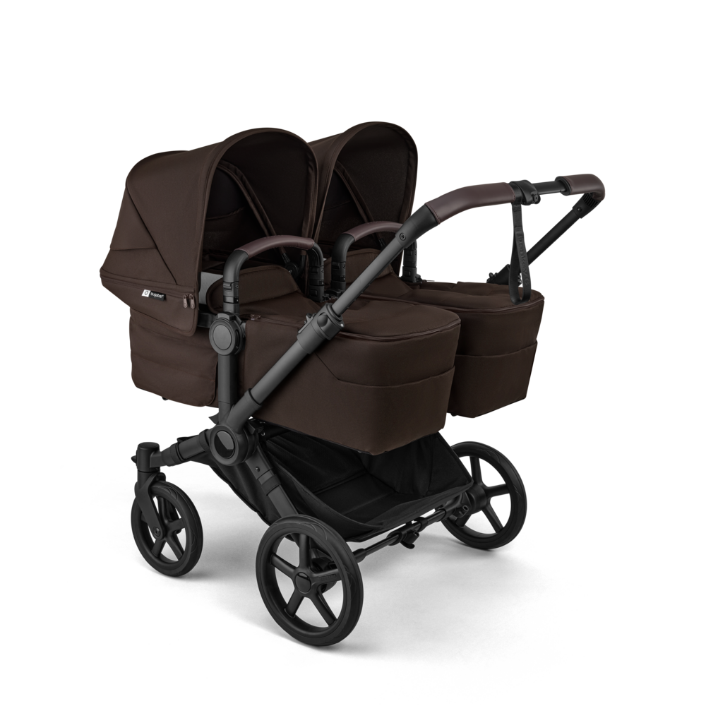 Bugaboo Donkey 6 Tvillingevogn Cocoa Brown Bundle