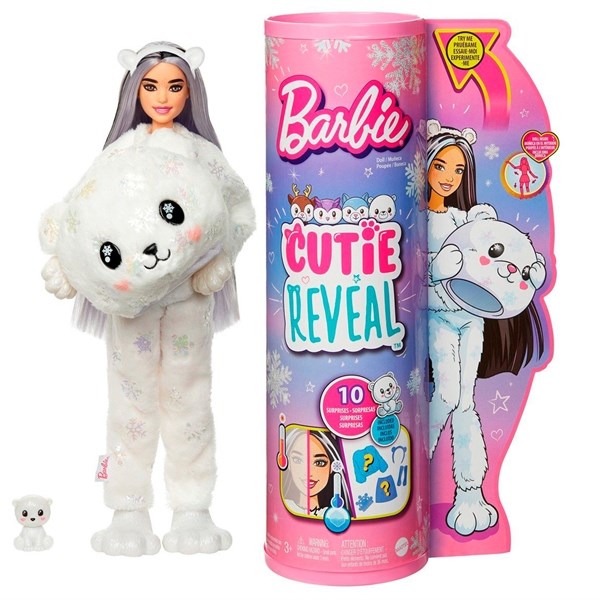 Barbie® Cutie Reveal Winter Sparkle - Isbjørn