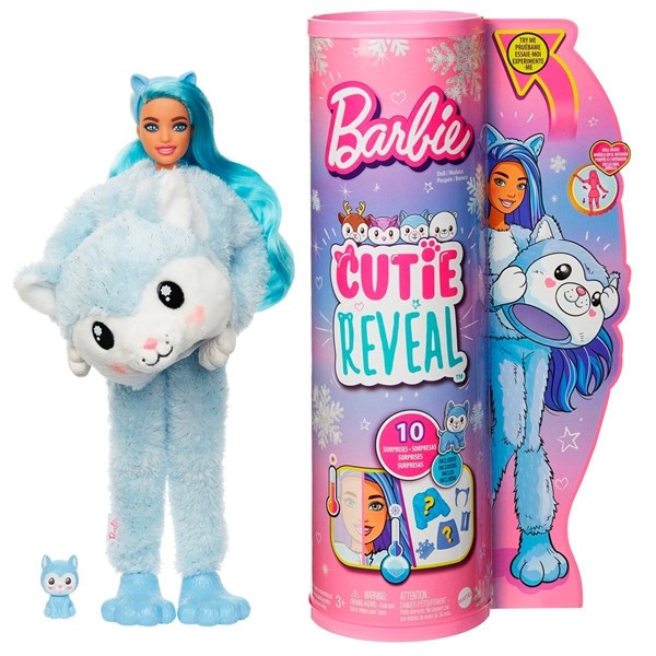 Barbie® Cutie Reveal Winter Sparkle - Husky