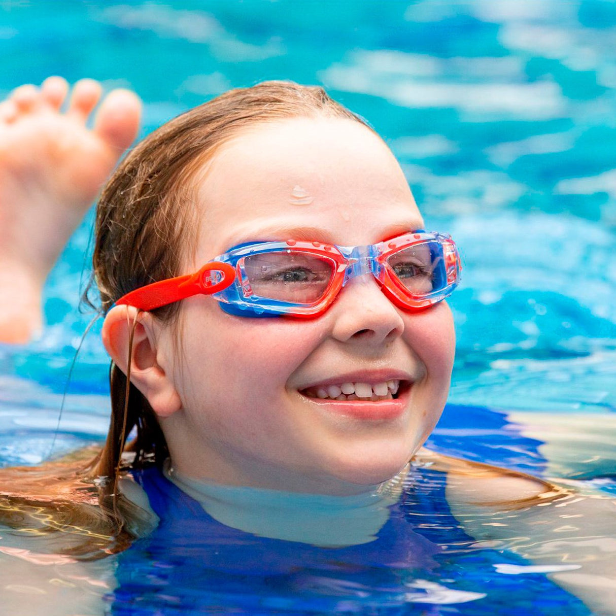 BECO Blå Svømmebrille VALENCIA 12+