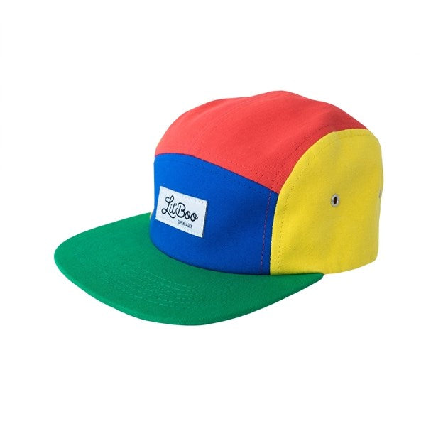 Lil' Boo Block5-Panel Colour Pop Cap Green/Red/Yellow/Blue