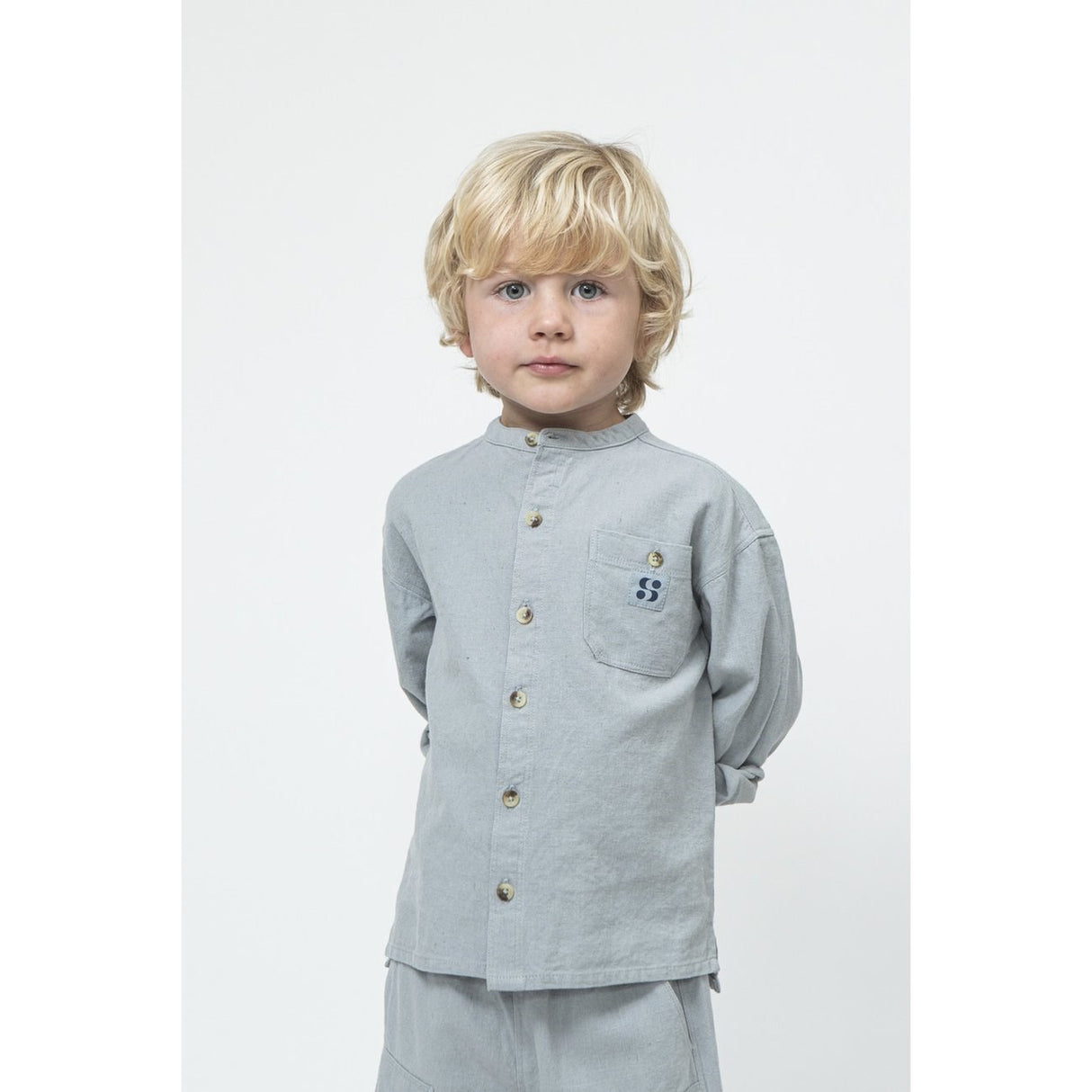 Sofie Schnoor Dusty Blue Skjorte