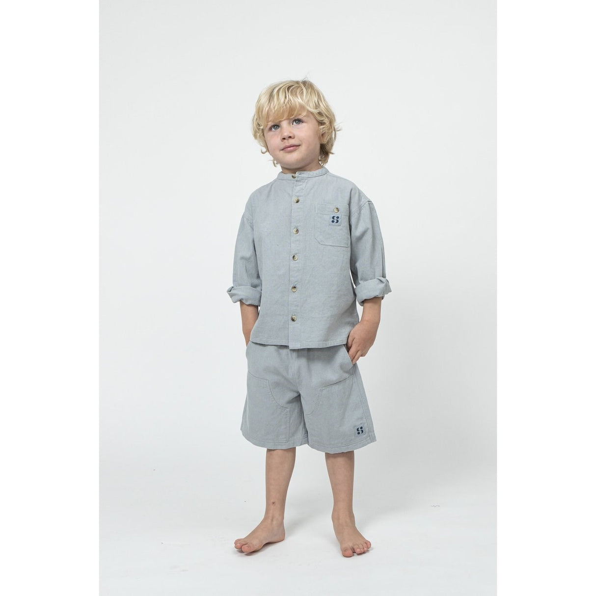 Sofie Schnoor Dusty Blue Skjorte