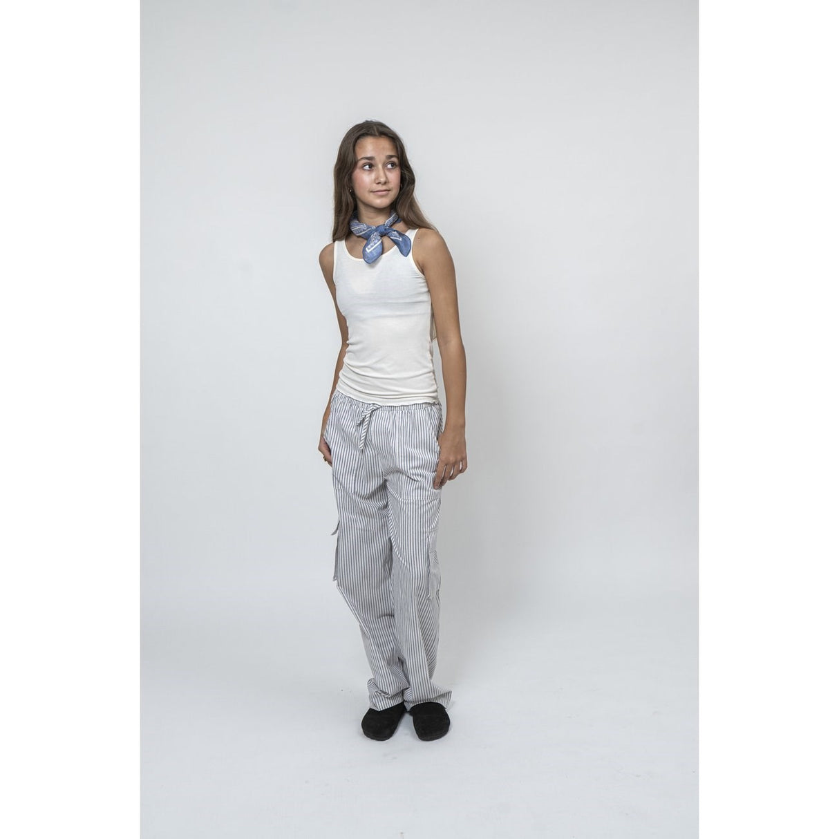 Sofie Schnoor Blue Striped Bukser