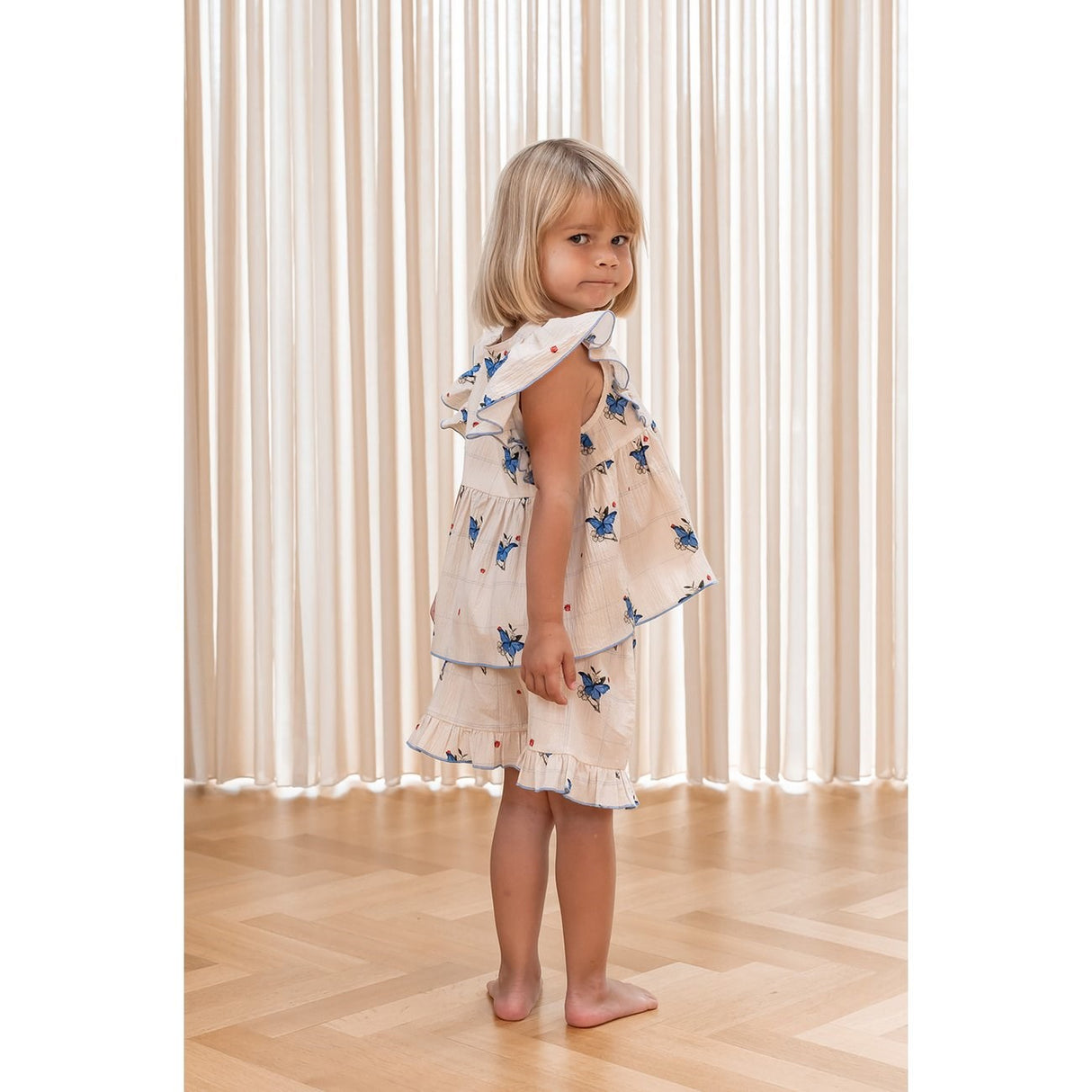 Fliink Sandshell Aop Sally Ss Bluse