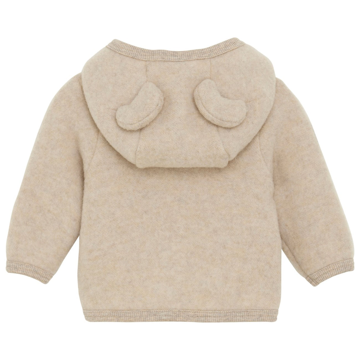 Huttelihut Camel Melange Jakke Ears Wool Fleece
