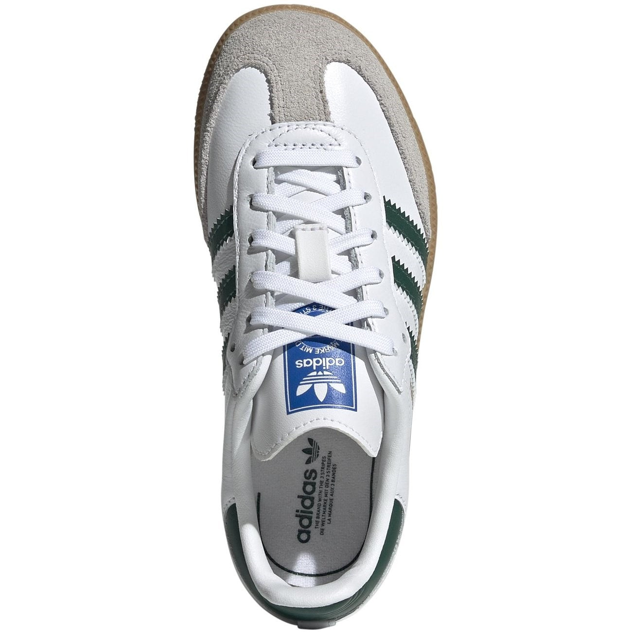 adidas Originals SAMBA OG C Sneakers Cloud White / Collegiate Green / Gum 3