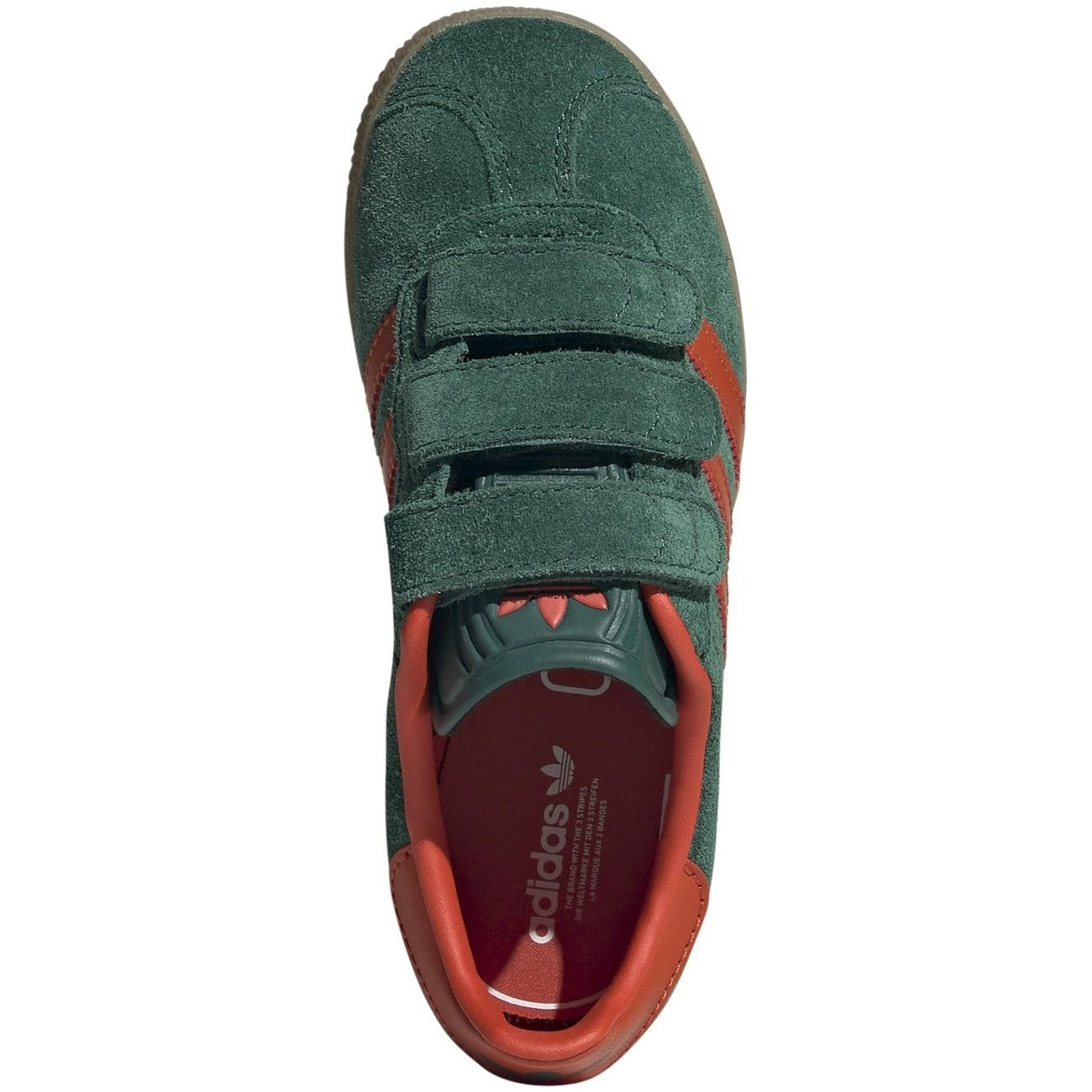 adidas Originals GAZELLE CF C Sneakers Collegiate Green / Preloved Red / Gum 3