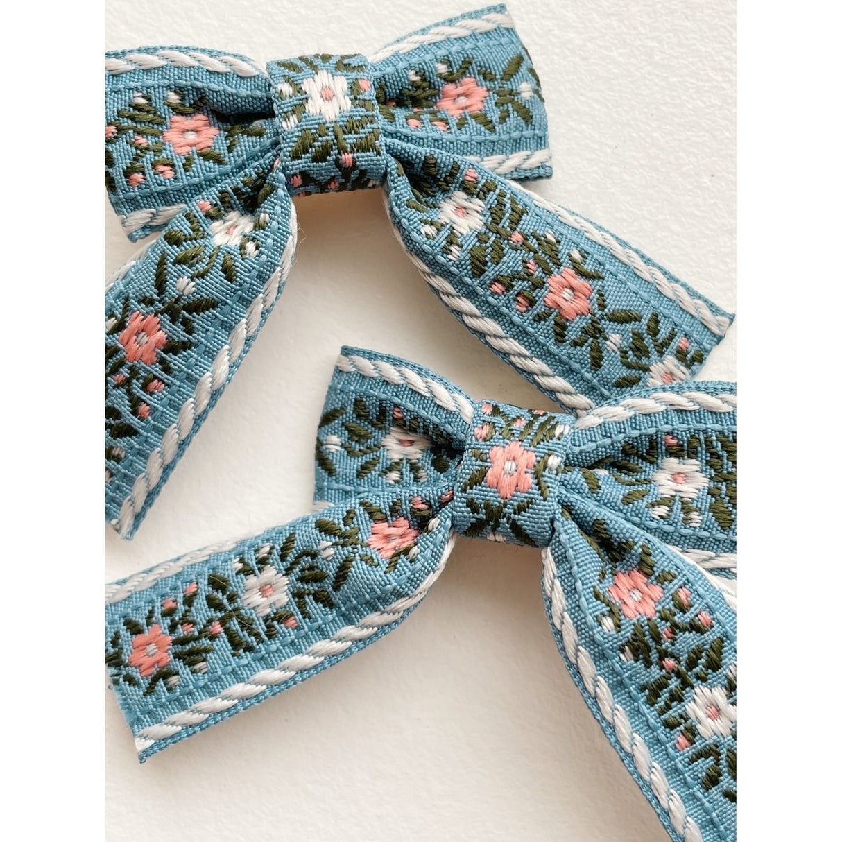 Konges Sløjd 4-Pak Sløjfe Bånd Hårspænder Sorbet