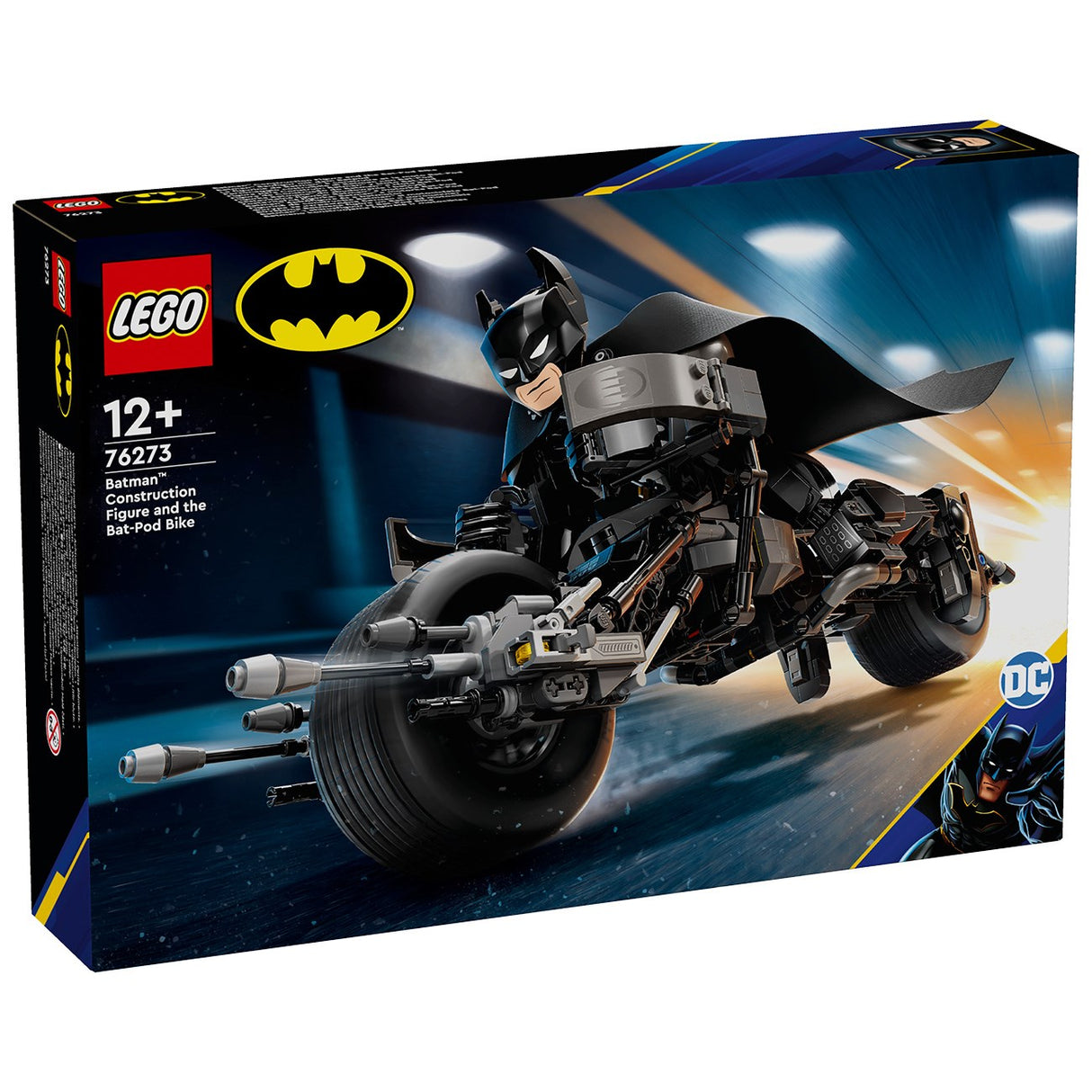 LEGO® Marvel Byg selv-figur af Batman™ og Batpod-motorcyklen