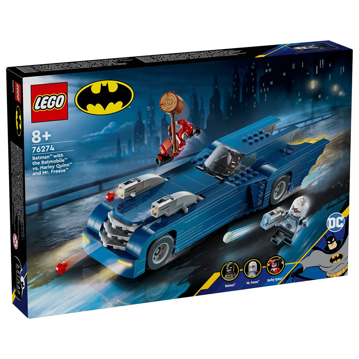 LEGO® Marvel Batman™ og Batmobile™ mod Harley Quinn™ og Mr. Freeze™