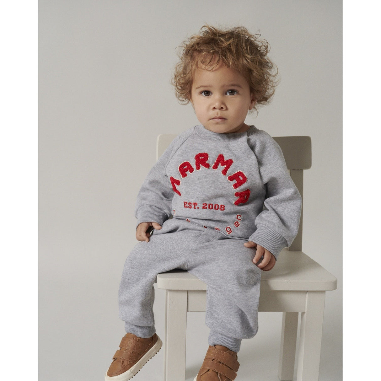 MarMar Double Jersey Red Logo Theos B Sweatshirt