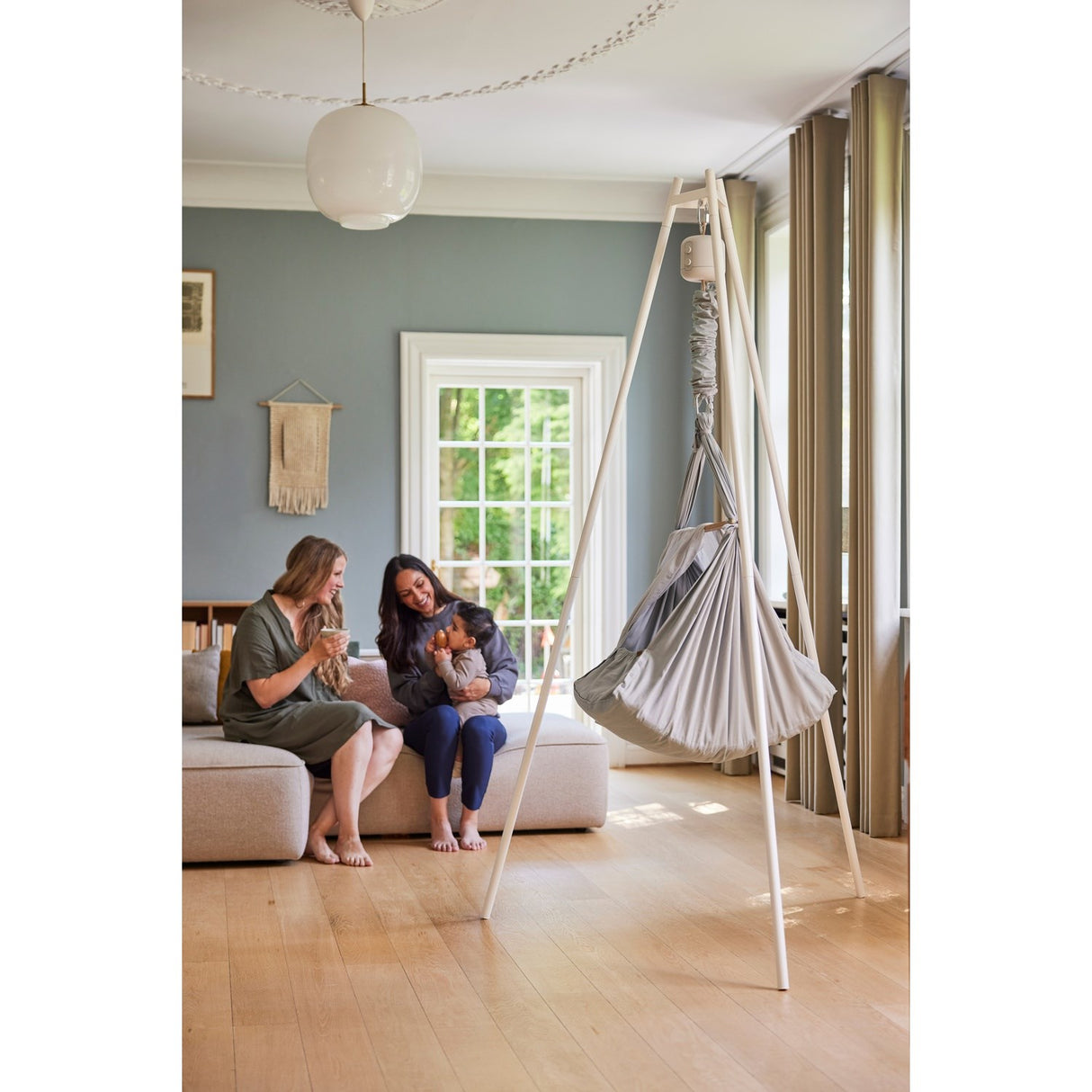 MEMBANTU White Stativ Til Slyngevugge Premium