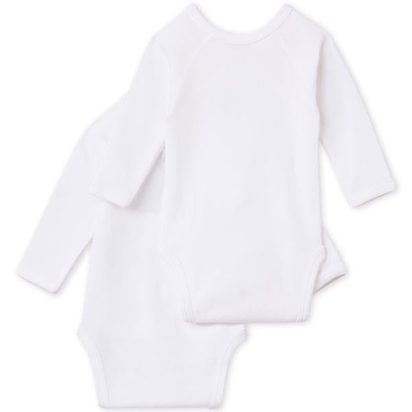 Petit Bateau Kryds Bodies 2-Pak White
