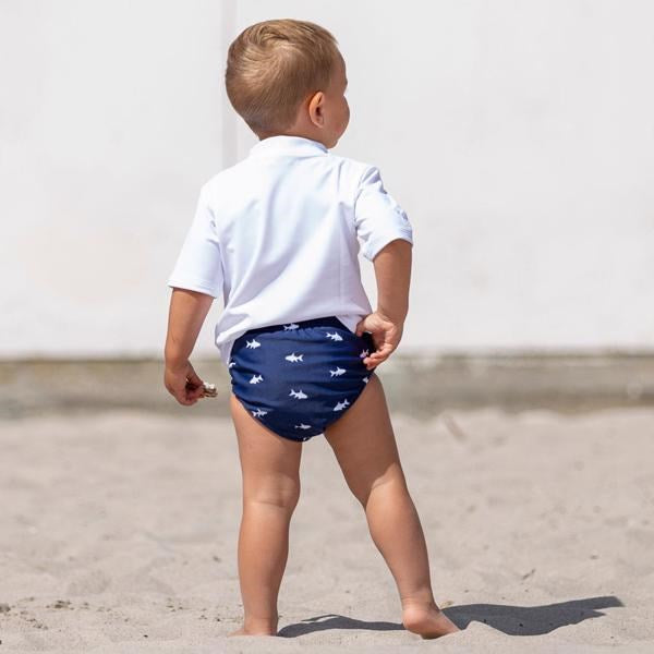 Petit Crabe White Max Badebluse