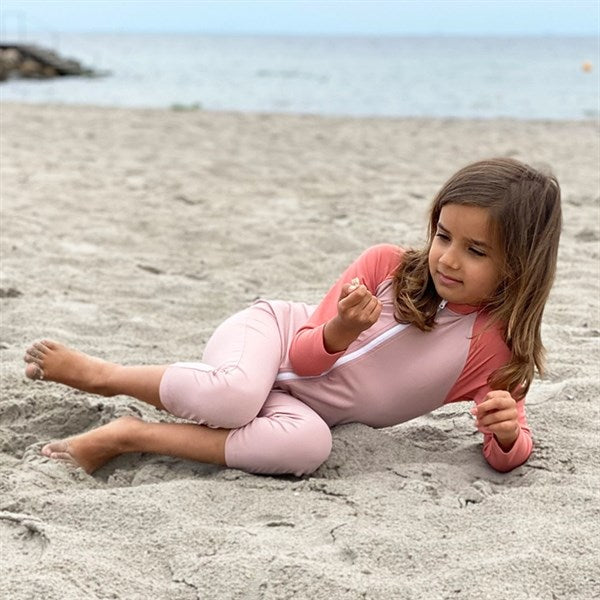 Petit Crabe Rose Nude/Morocco Multi Color Heldragt m. Lynlås