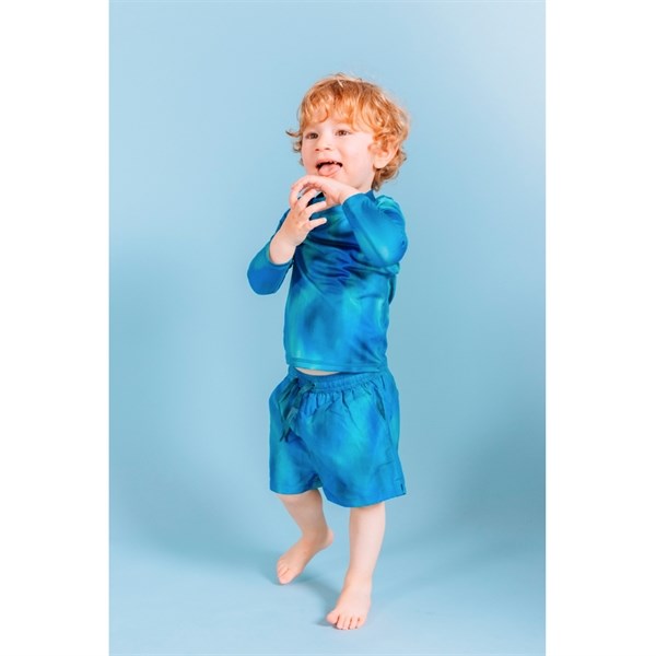 Soft Gallery Ocean Depths Baby Astin Reflections Blue Badebluse 2