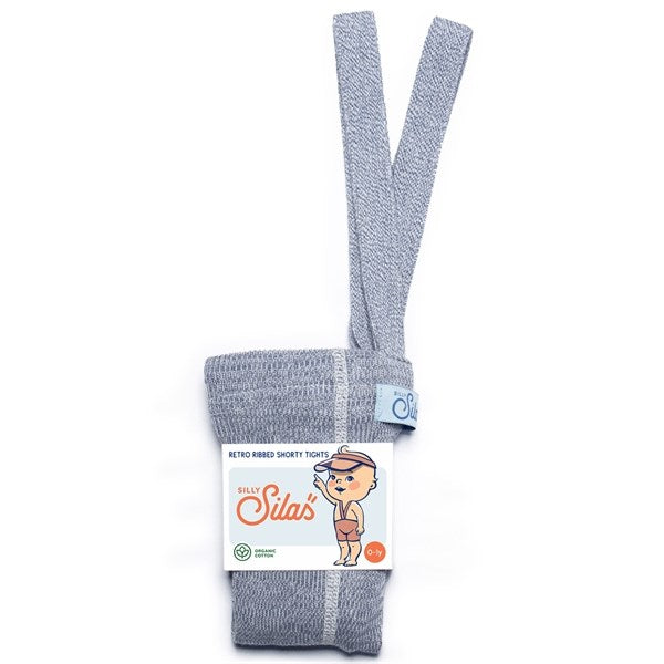 Shorty Organic Cotton Tights Marshmallow Sky