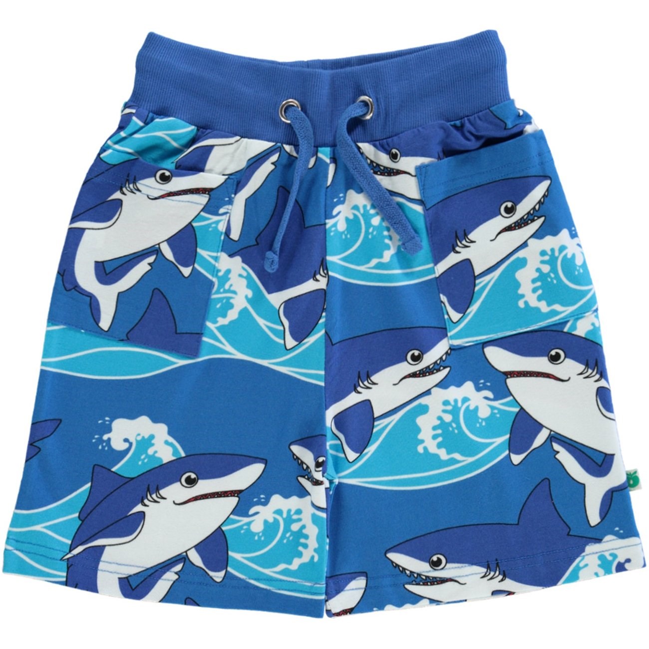 Småfolk Brilliant Blue Shorts Med Hajer
