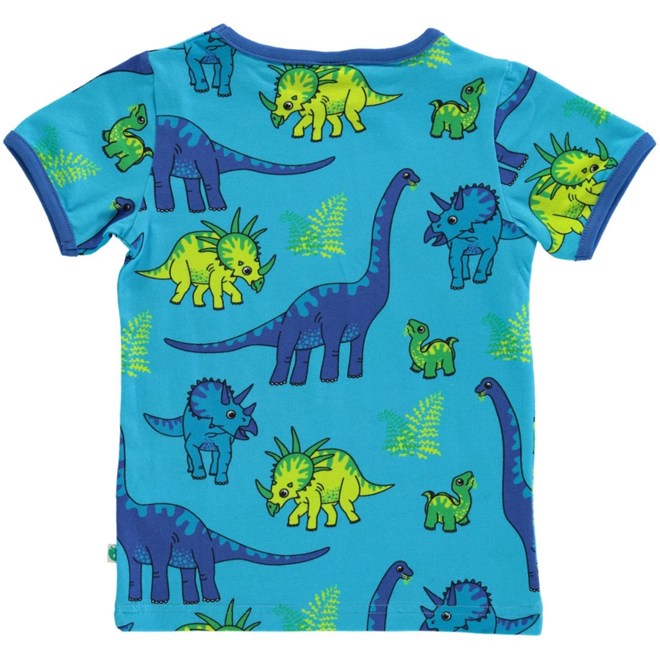 Småfolk Blue Atoll T-Shirt Med Dinosaur 5