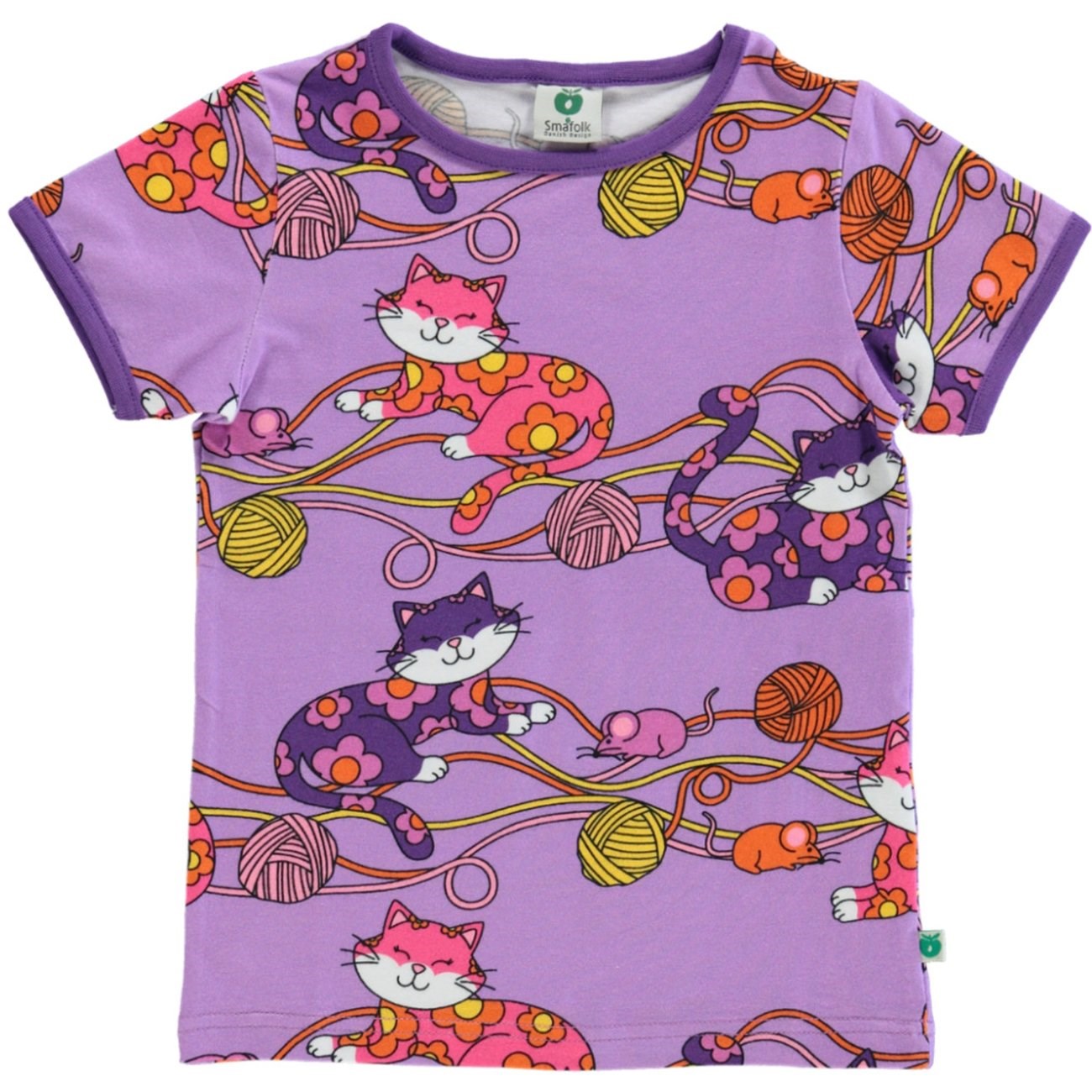 Småfolk Viola T-Shirt Med Katte 5