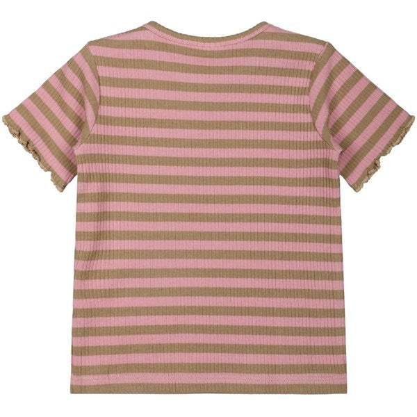 THE NEW Siblings Pink Nectar Fro Rib Baby Lock T-shirt 4