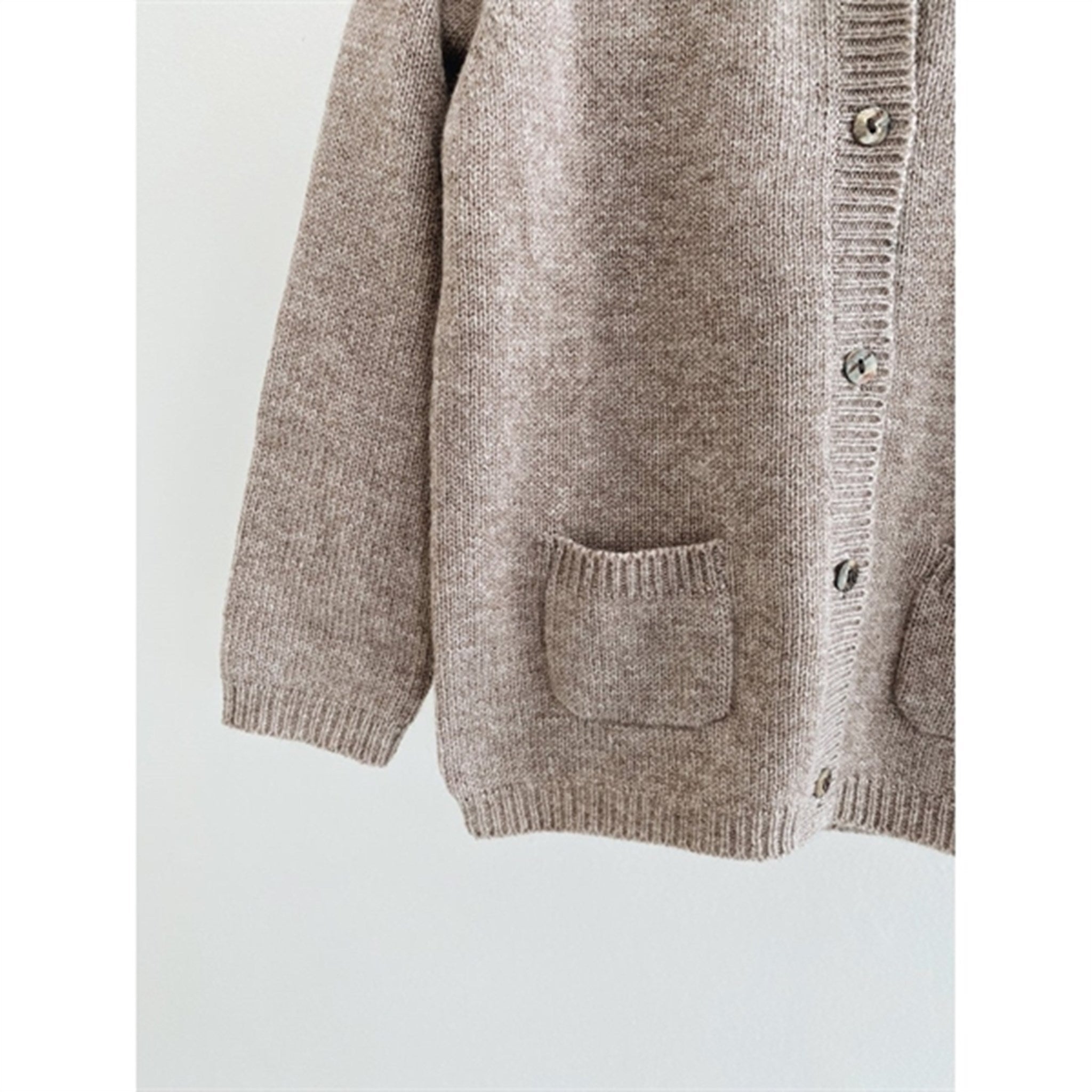 lalaby Cashmere Toast Bobbie Cardigan 2