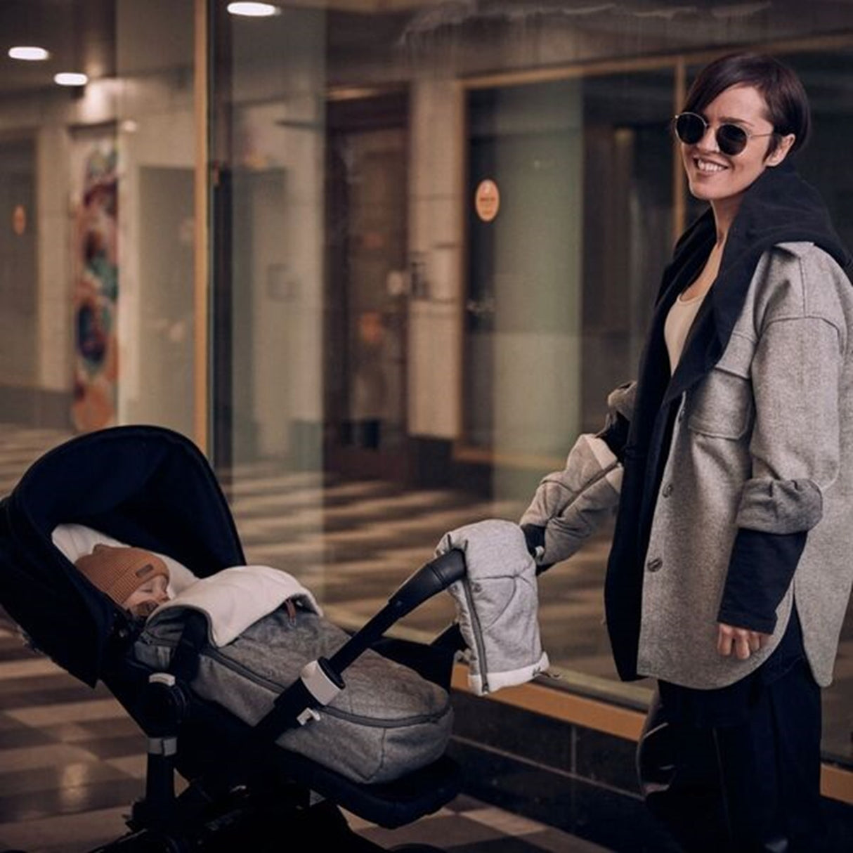 Najell Winter Cover Kørepose Morning Grey