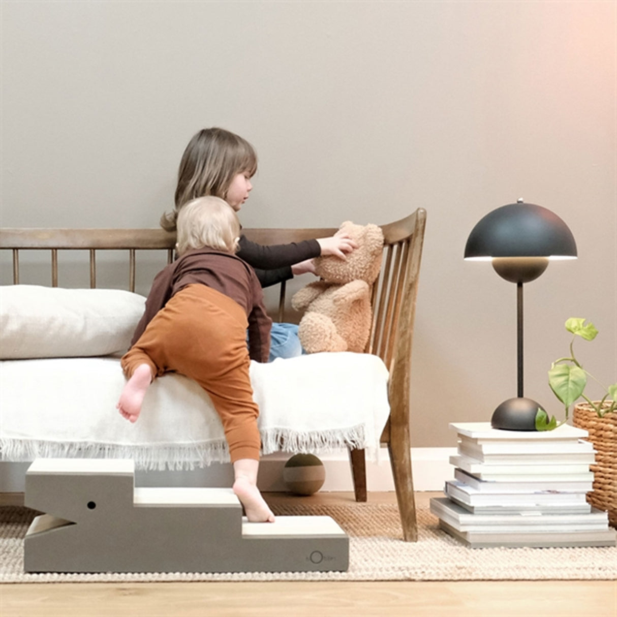 bObles Krokodille L 24 Sand Grey