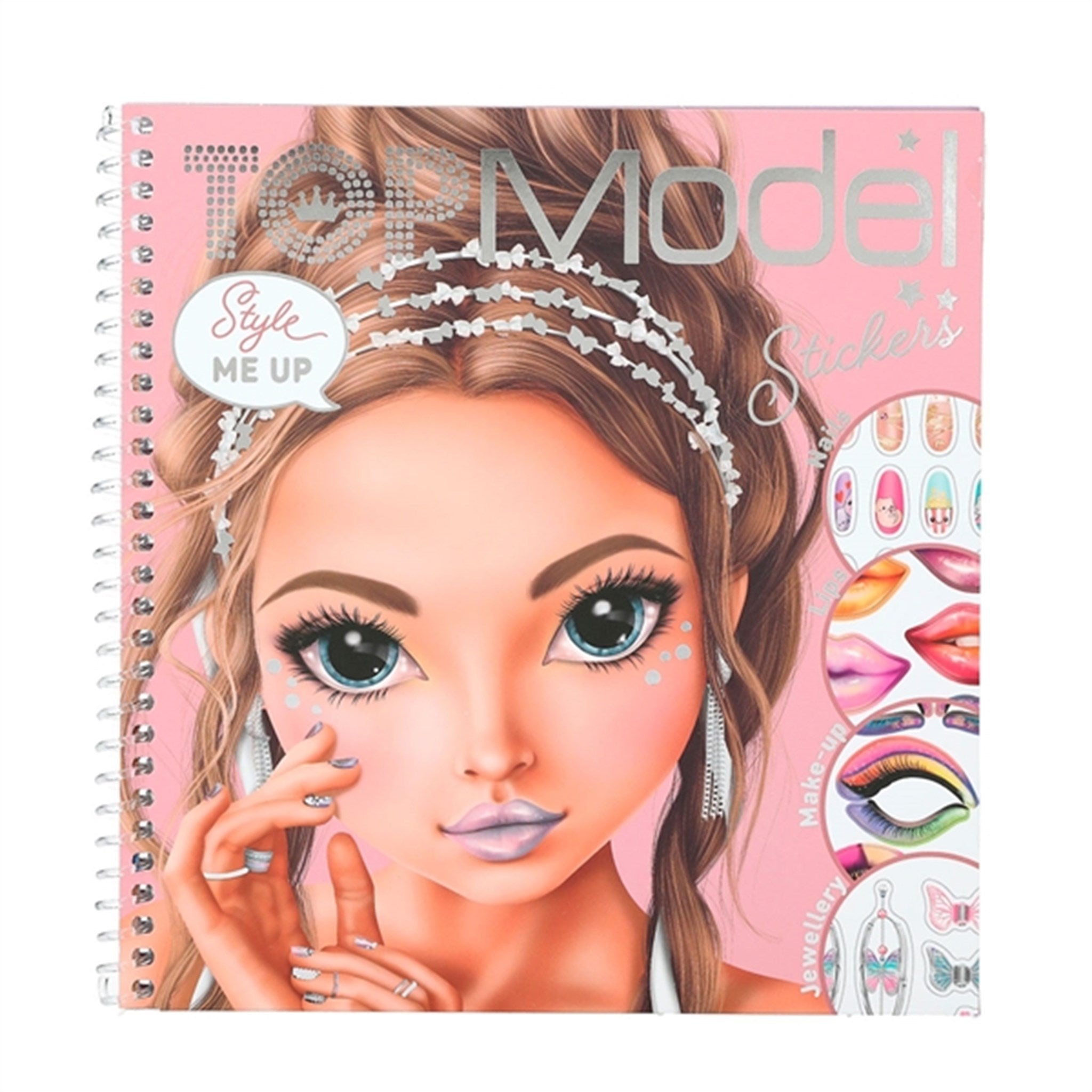 TOPModel Dress Me Up Face Sticker Bog Glitter Queen