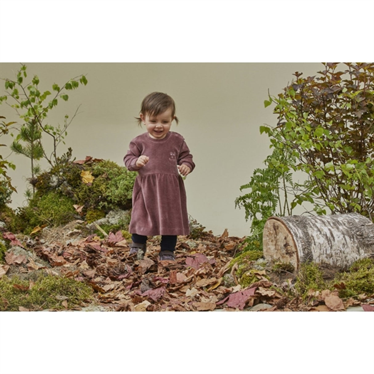 Hummel Rose Brown Cordy Kjole