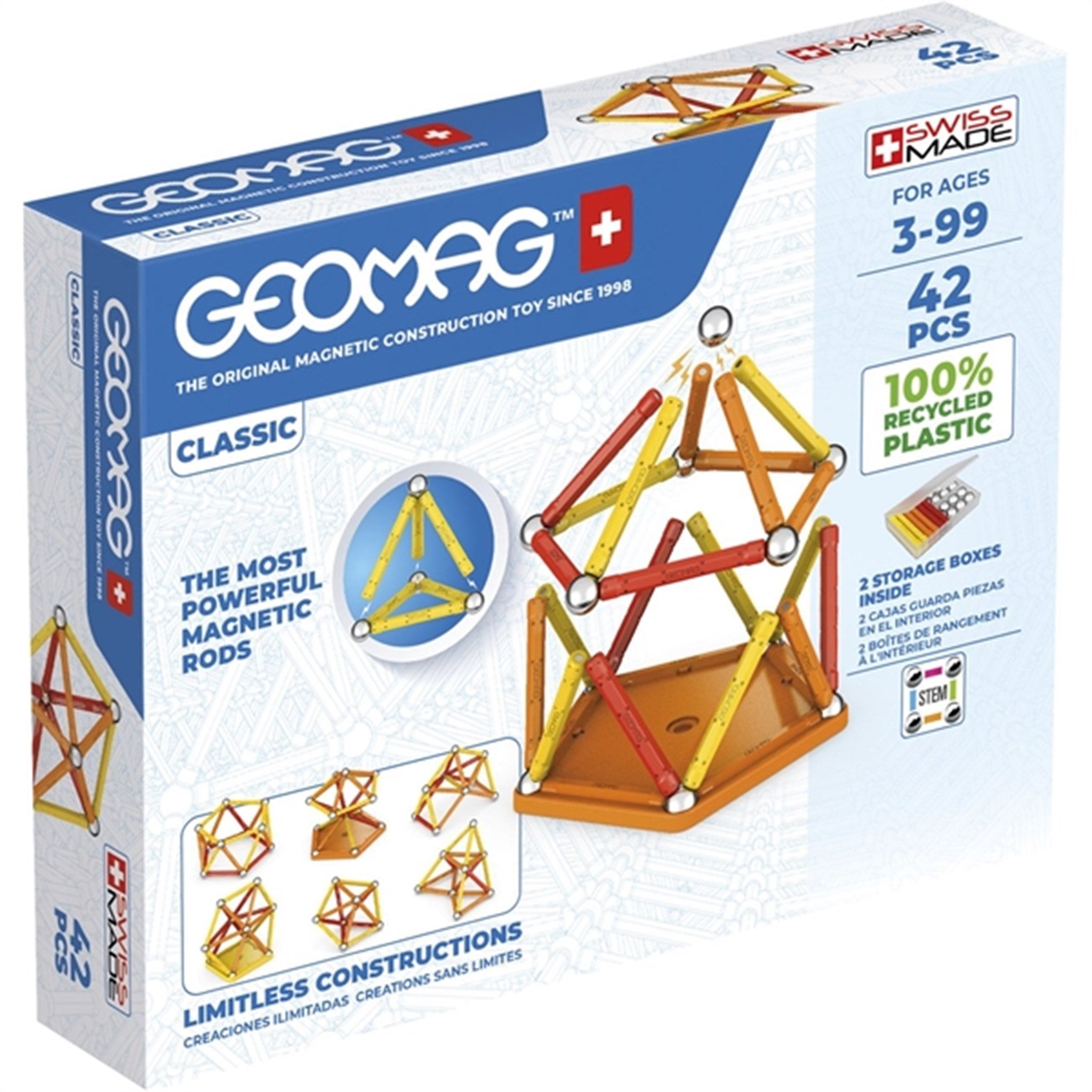 Geomag Classic Recycled 42 stk