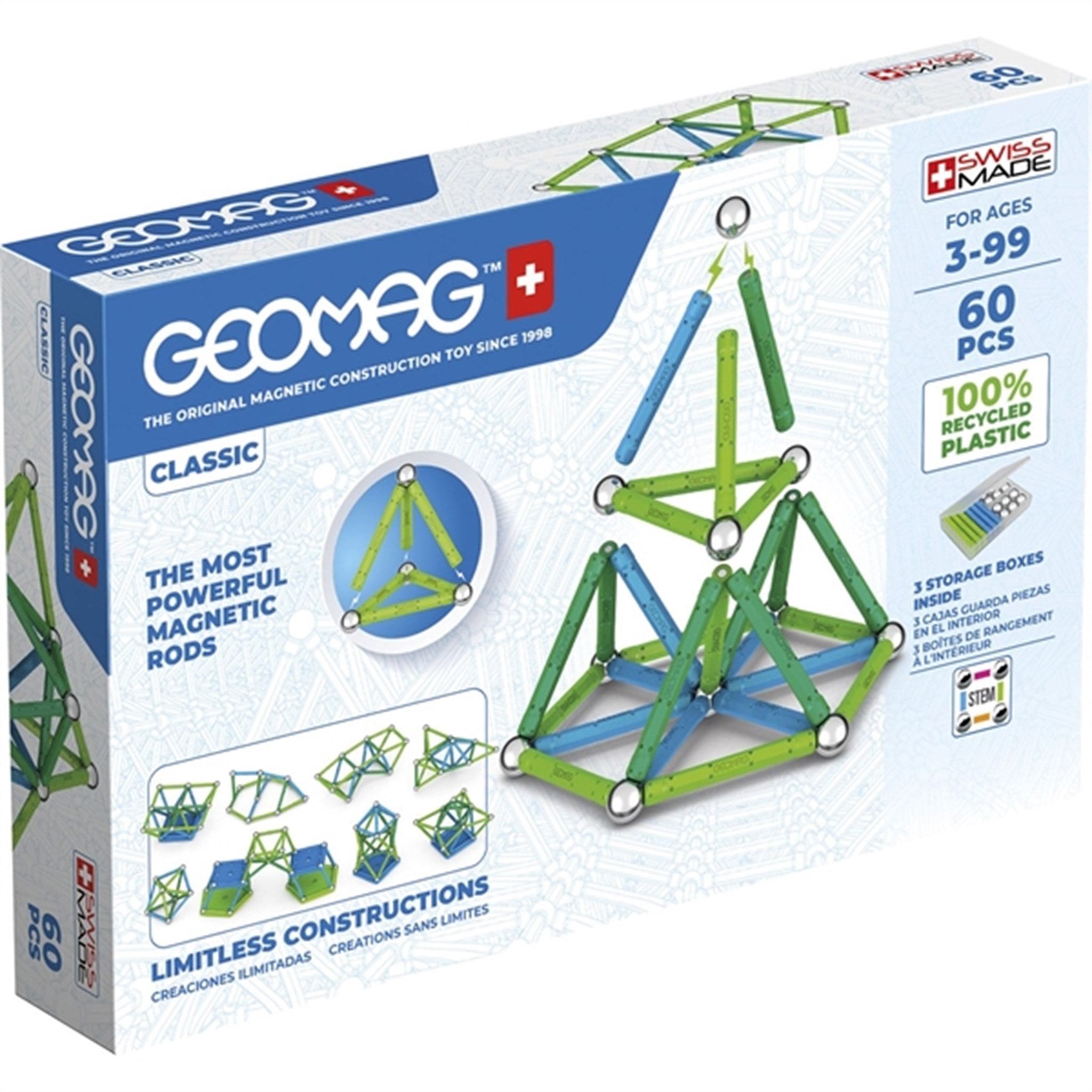 Geomag Classic Recycled 60 stk
