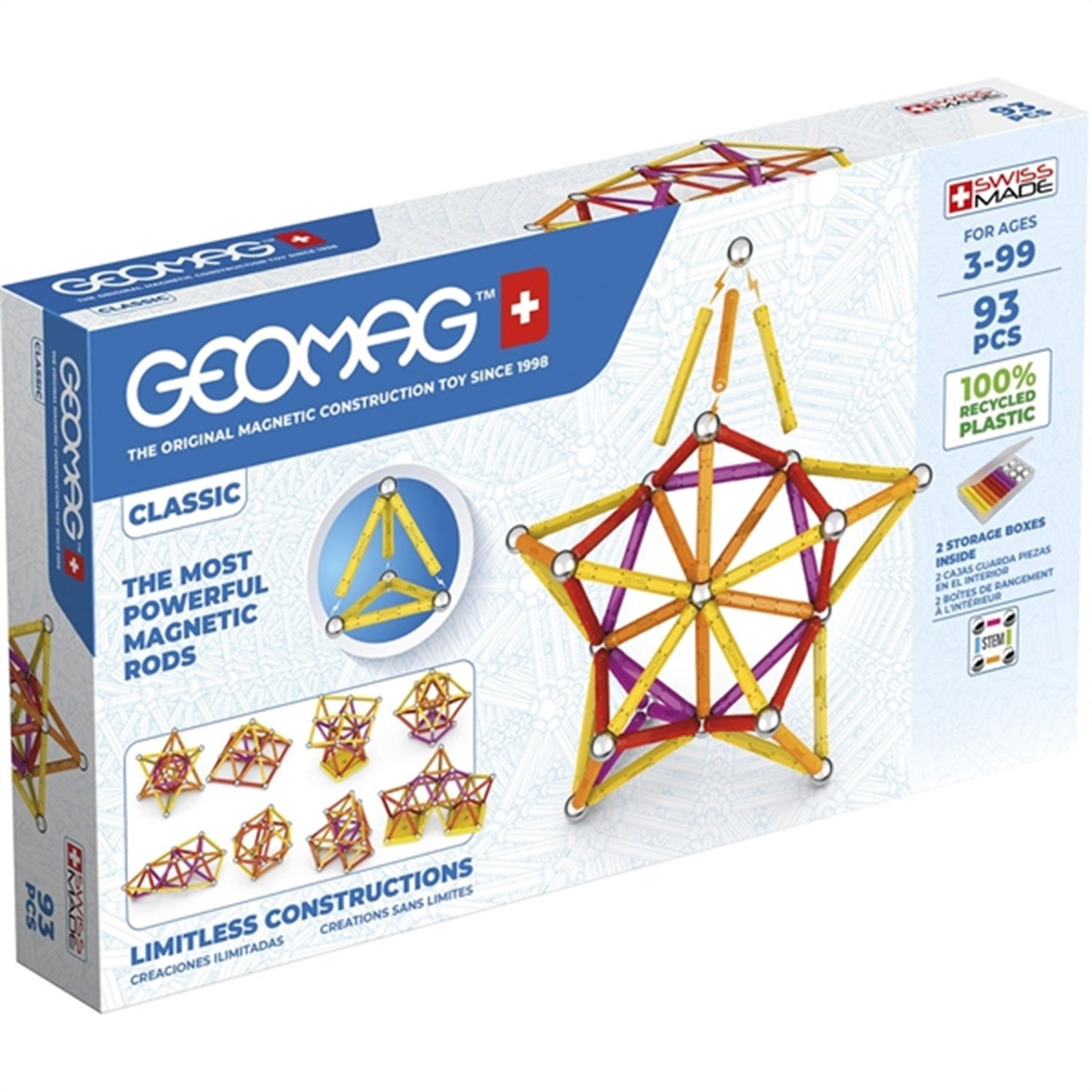 Geomag Classic Recycled 93 stk