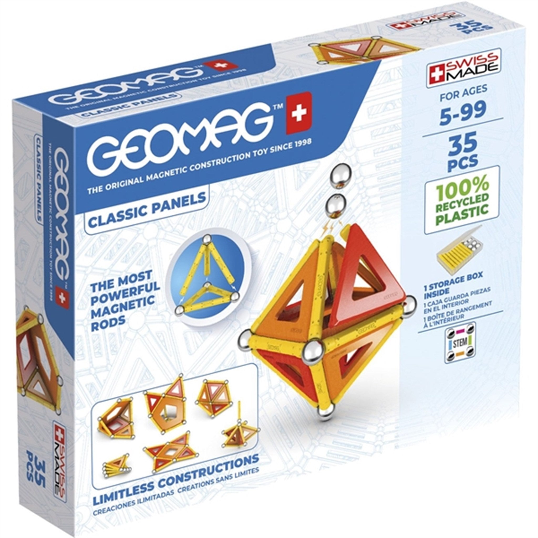 Geomag Classic Panels Recycled 35 stk