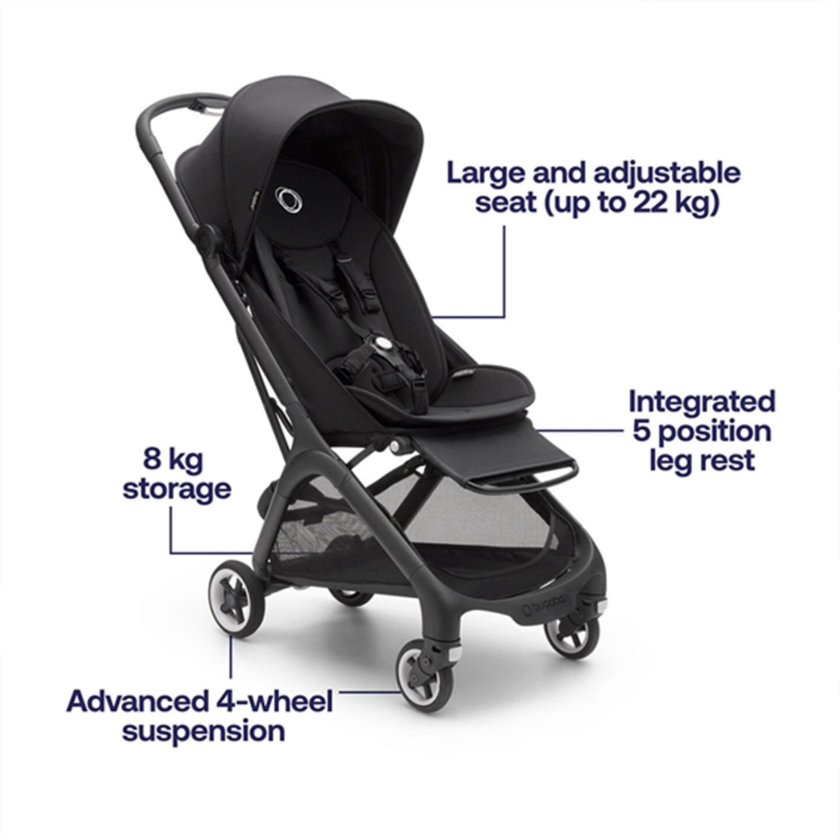 Bugaboo Butterfly Stormy Blue - LIVETILBUD