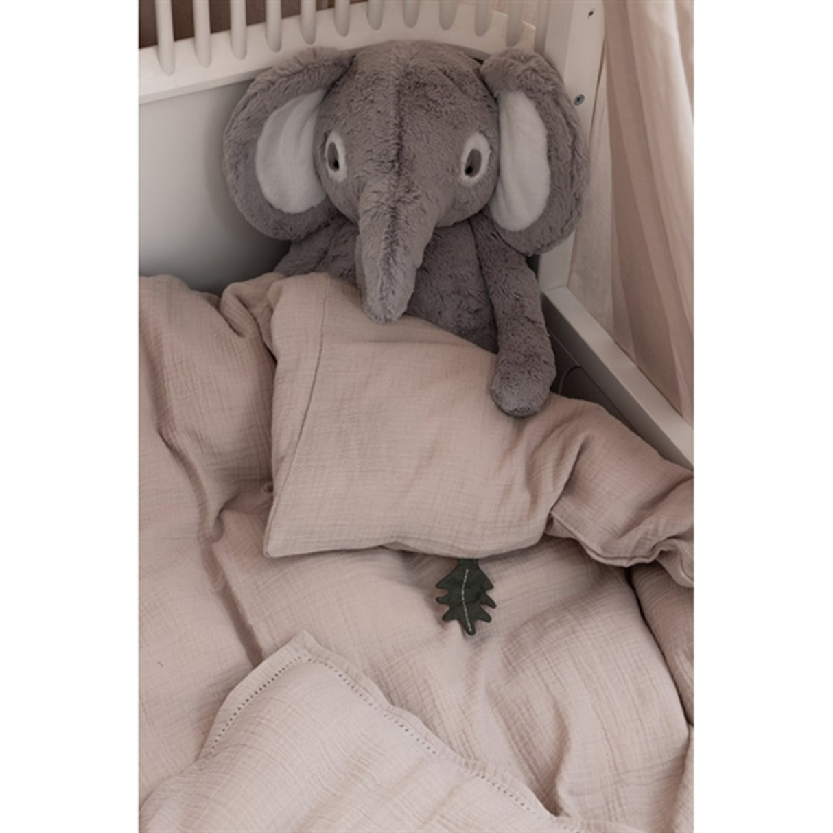 Sebra Sengetøj Musselin Seabreeze Beige