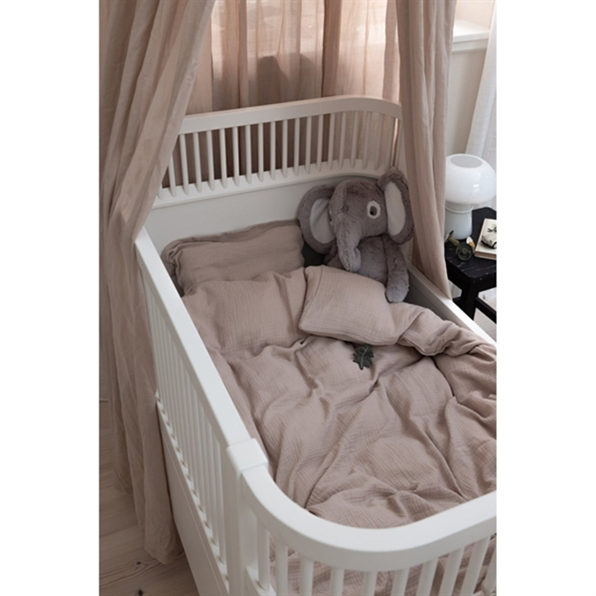 Sebra Sengetøj Musselin Seabreeze Beige